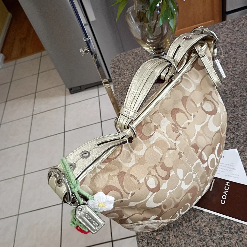 NWT Coach Soho  Opt Signature Vintage Shoulder Bag